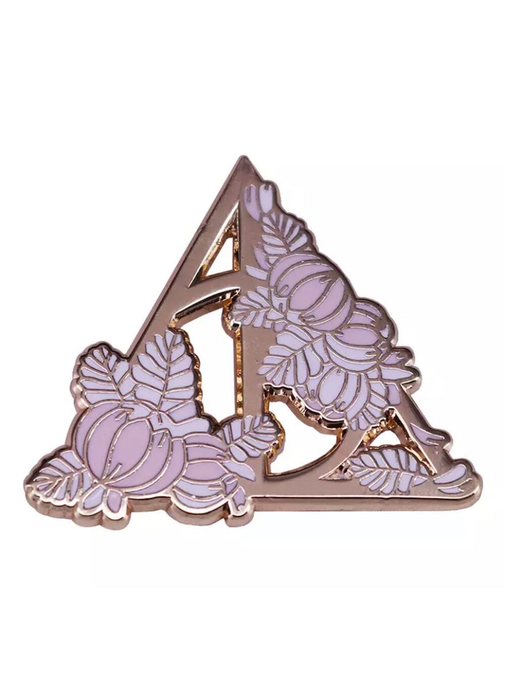Harry Potter Blooming Deathly Hallows Sign Enamel Pins 234